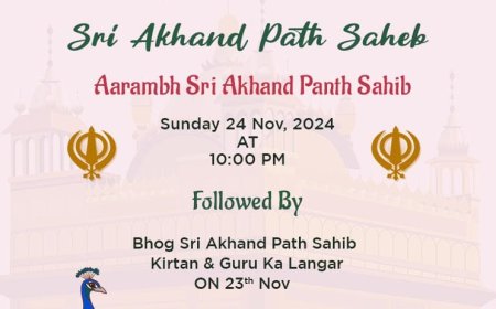 Akhand Path Invitation Card Template Free Download – Start Your Sacred Celebration with Crafty Art